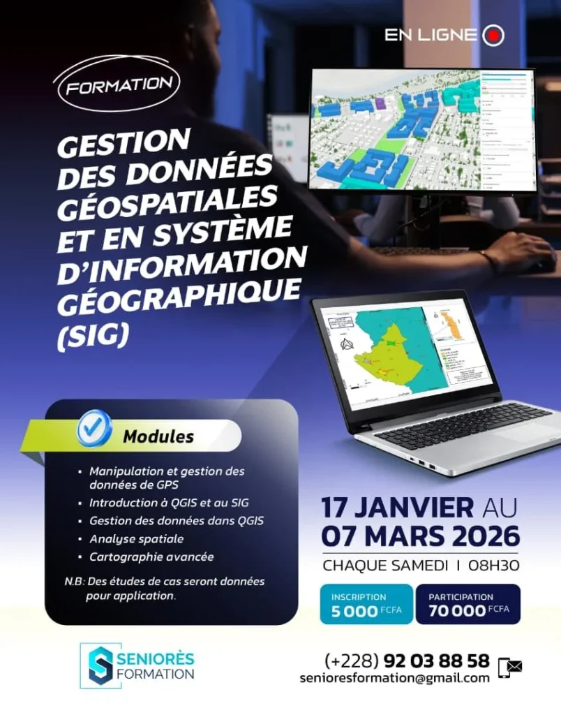 formation en gestion des données geospatiales