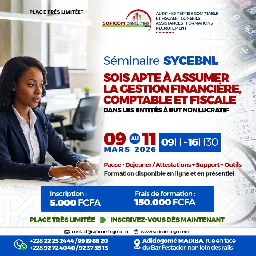 Séminaire d’information sur le systeme comptable des entites a but non lucratif