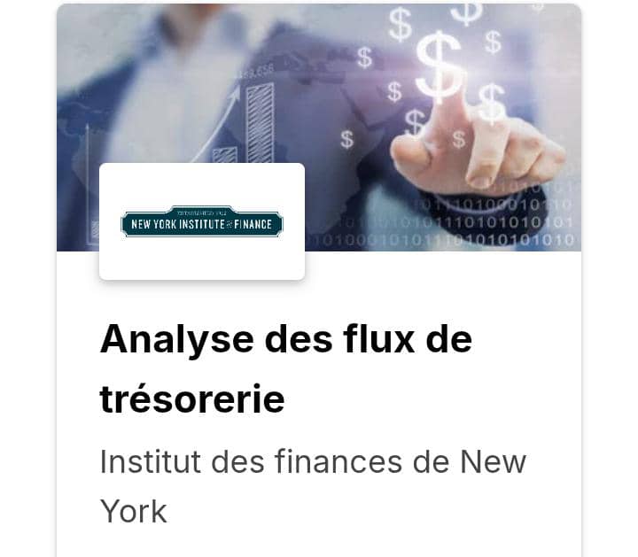 Analyse des flux de trésorerie
