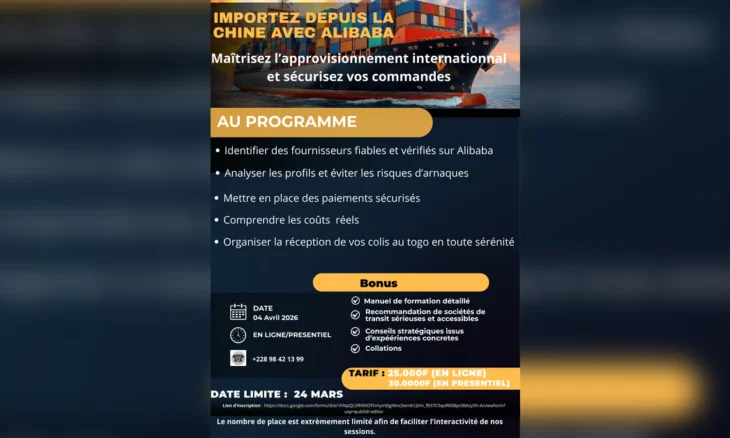 Importez vos colis depuis chine