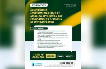 formation en sauvegardes environnementales et sociales