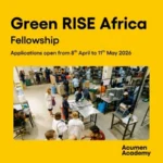 Bourse Green RISE Africa 2026