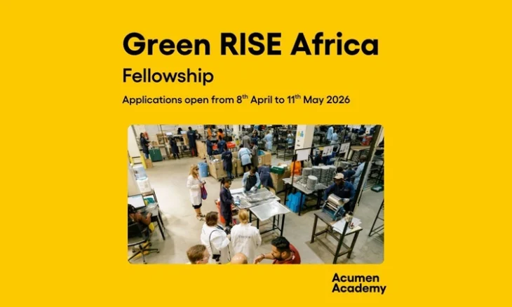 Bourse Green RISE Africa 2026