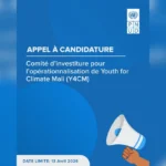 Comité d’investiture pour l’Opérationnalisation de Youth for Climate Mali
