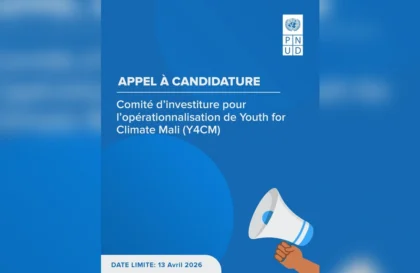 Comité d’investiture pour l’Opérationnalisation de Youth for Climate Mali