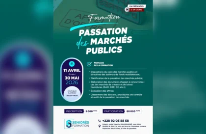 Formation en passation des marches