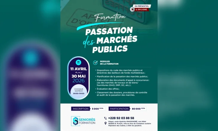 Formation en passation des marches