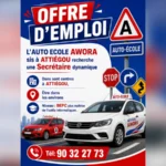 Auto école Awora recrute
