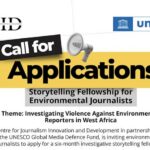 Bourse UNESCO CJID journalistes environnementaux 2026
