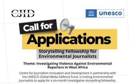 Bourse UNESCO CJID journalistes environnementaux 2026