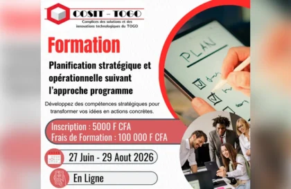 Formation en Planification stratégique et opérationnelle togo