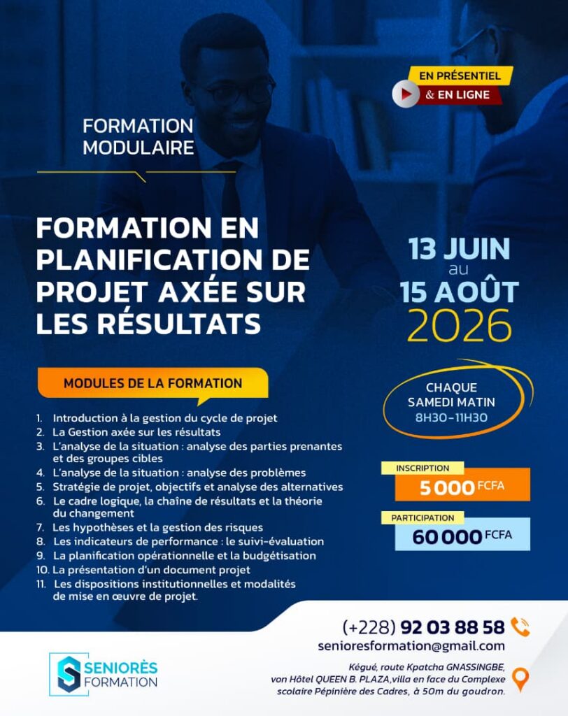 formation en planification de projet