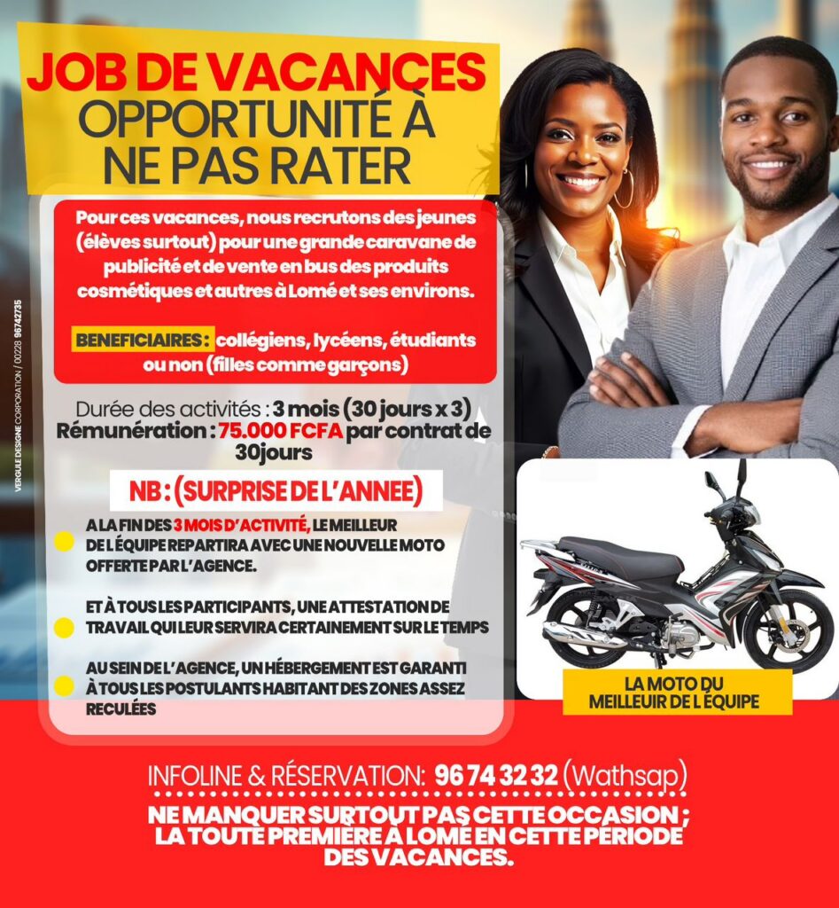 jobs de vacances