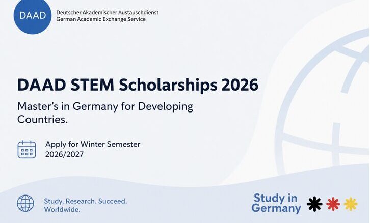 Bourse DAAD STEM master 2026 pays en developpement