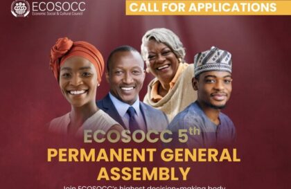 ECOSOCC 5eme Assemblee generale permanente candidatures OSC
