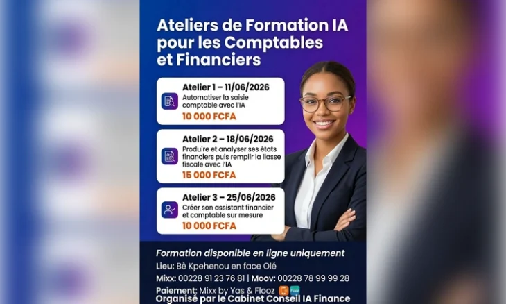 Formation IA pour les comptables et financiers togo