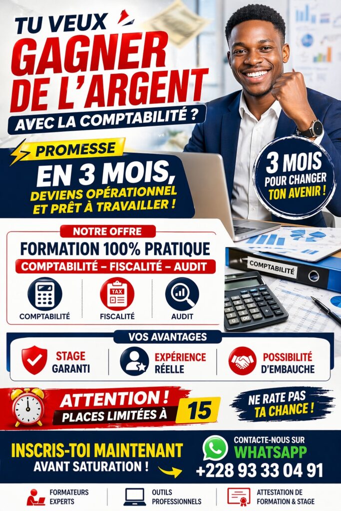 Offre de formation professionnelle plus stage garanti