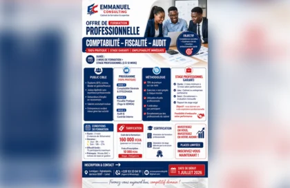 Offre de formation professionnelle plus stage garanti
