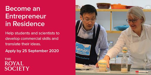 Programme Entrepreneur en Residence Royal Society 2026