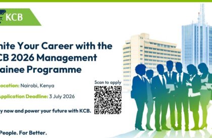 Programme de formation KCB Bank 2026 jeunes diplomes Kenya