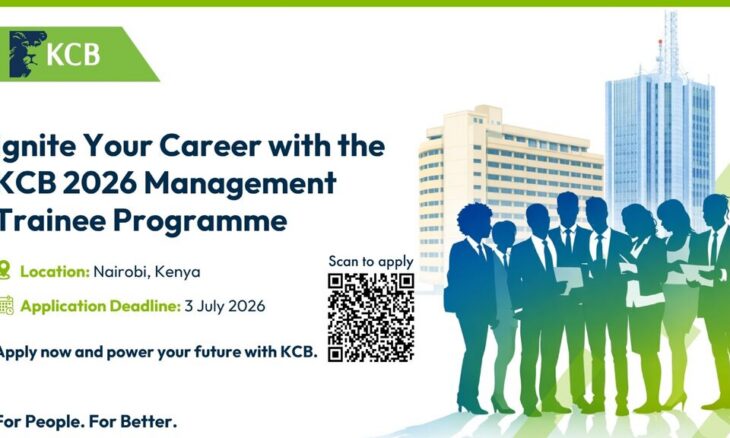 Programme de formation KCB Bank 2026 jeunes diplomes Kenya