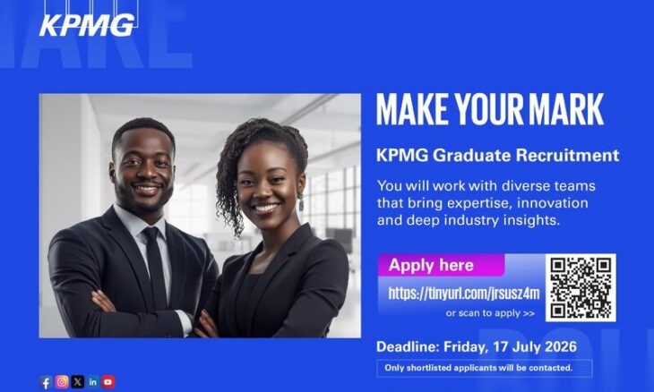 Programme de recrutement diplomes KPMG Ghana 2026