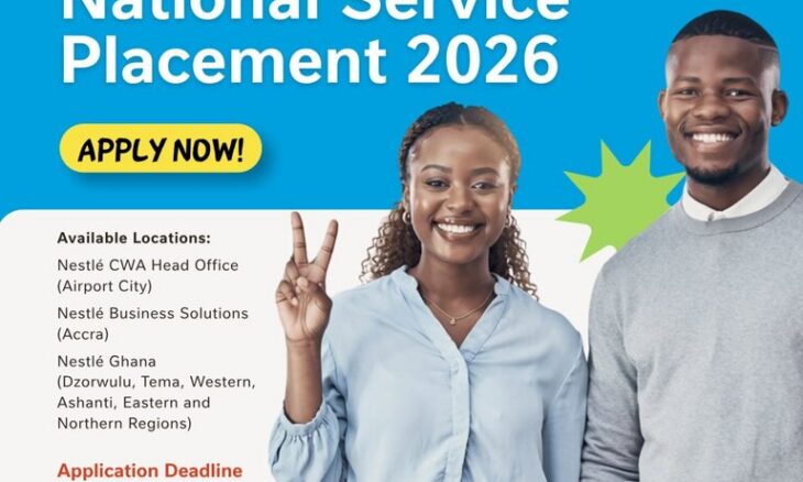 Programme de service national Nestle Ghana 2026