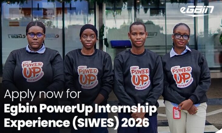 Stage SIWES Egbin PowerUp 2026 2027 etudiants nigerians