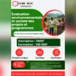 formation pratique évaluation environnementale et sociale des projets et programmes