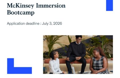 mckinsey immersion bootcamp 2026