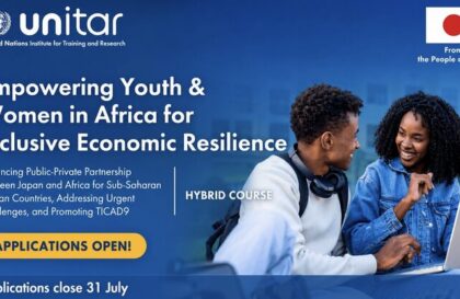 programme UNITAR autonomisation jeunes femmes Afrique 2026