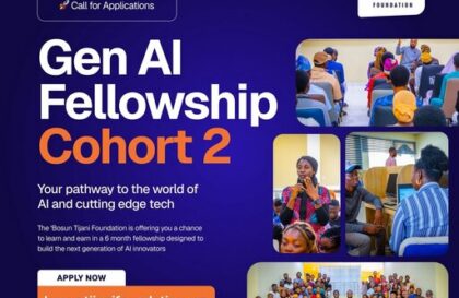 Bourse Gen AI Fondation Bosun Tijani