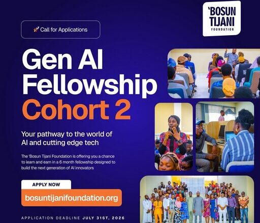 Bourse Gen AI Fondation Bosun Tijani