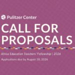 Bourse Pulitzer Center enseignants africains 2026