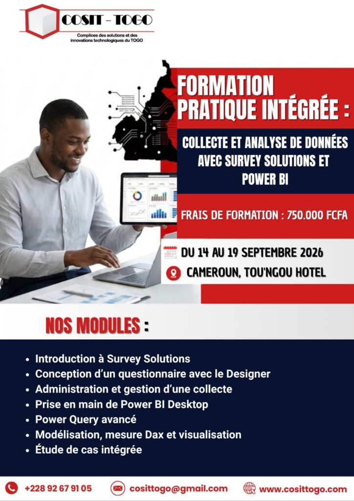 Collecte et Analyse de Données avec Survey Solutions et Power BI