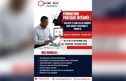 Collecte et Analyse de Données avec Survey Solutions et Power BI togo