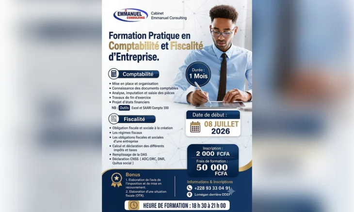 Formation Pratique en Comptabilite et Fiscalite Entreprise 1