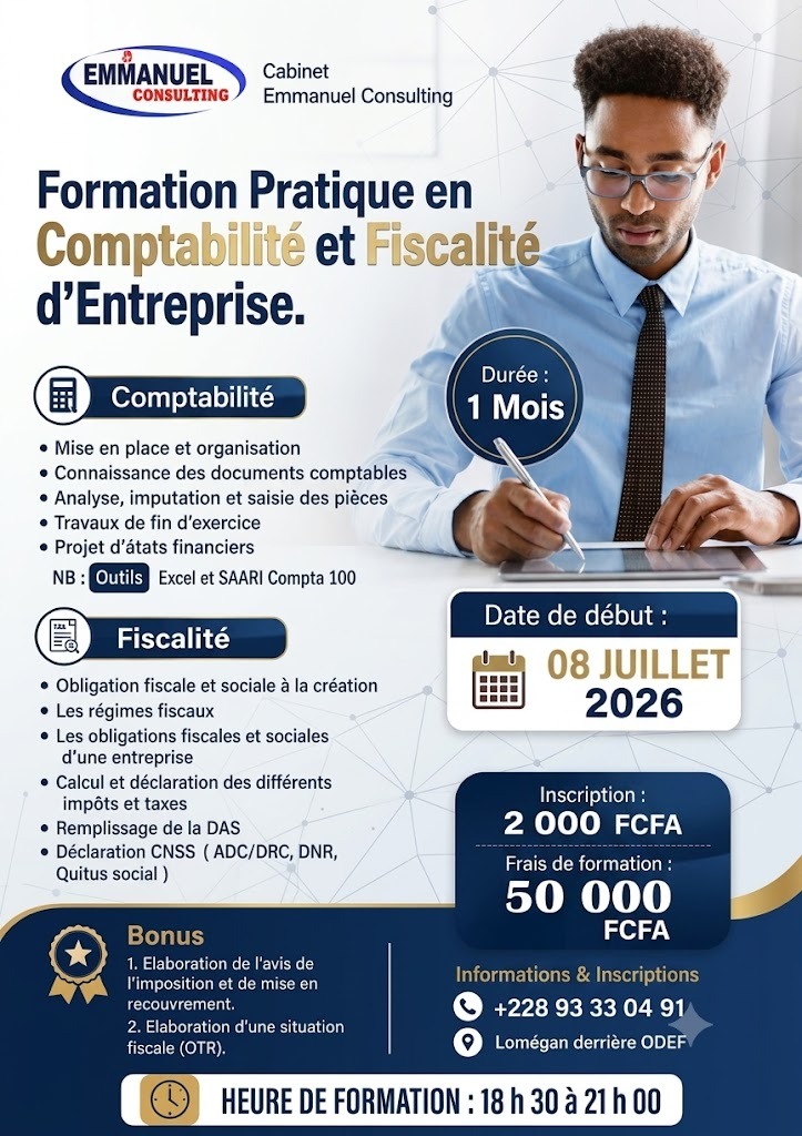 Formation Pratique en Comptabilité et Fiscalité d'Entreprise