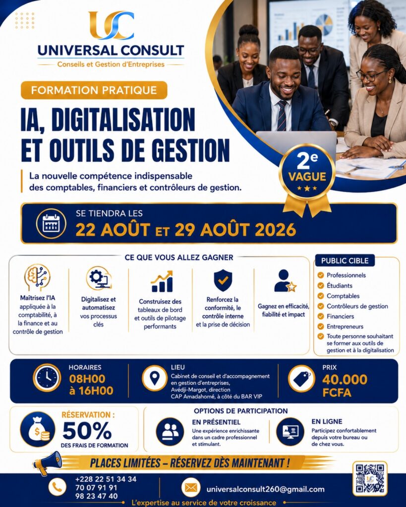 Formation pratique IA Digitalisation et Outils de Gestion