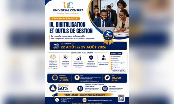 Formation pratique IA Digitalisation et Outils de Gestion togo