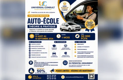 auto ecole theorie pratique togo