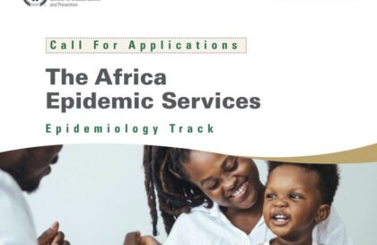 bourse CDC Afrique epidemiologie 2026