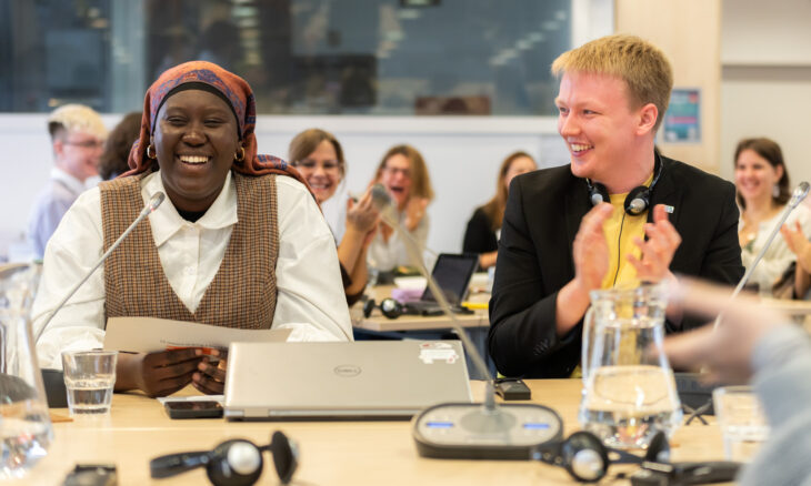 delegation de jeunes Forum mondial pour la democratie 2026
