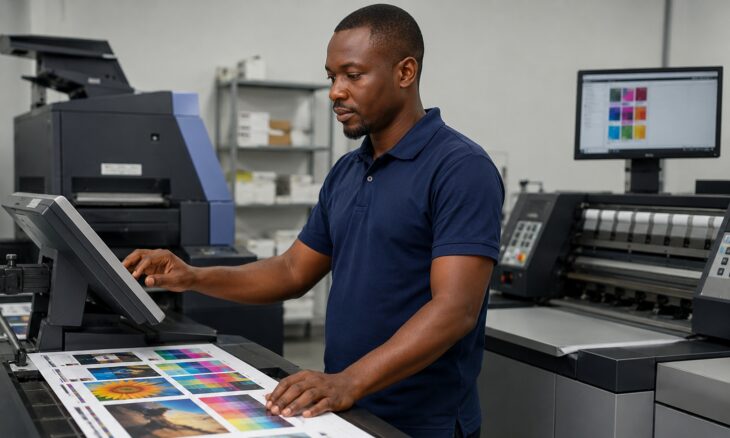 emploi togo chargé de production imprimerie