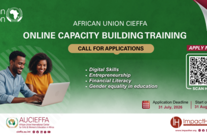 formation en ligne CIEFFA Union africaine 2026
