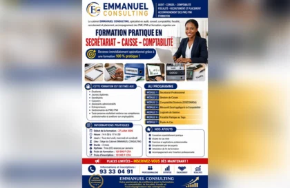 formation pratique en secrétariat – caisse – comptabilité lomé