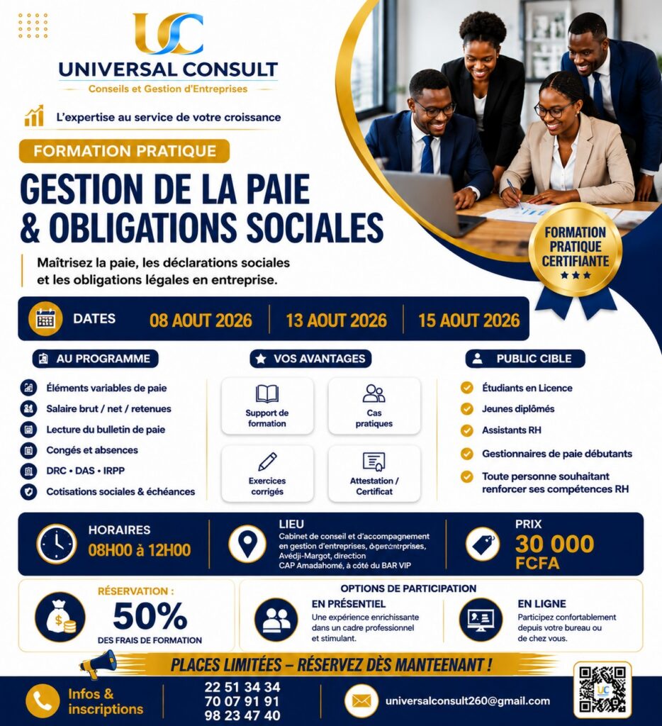 gestion de la paie et obligations sociales