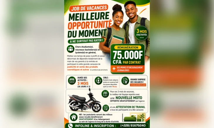 job de vacances 2026