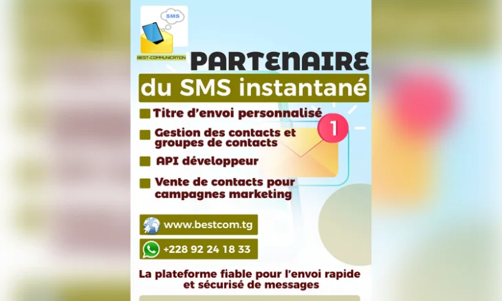 plateforme SMS professionnelle togo