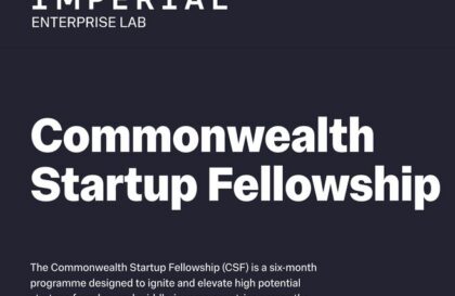 Bourse Commonwealth Startup Fellowship 2026